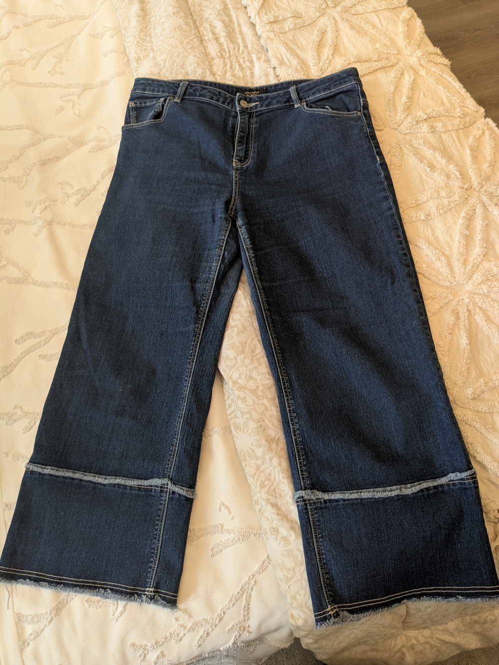 Vero Moda Dark Blue Wide-Leg Jeans